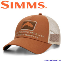 Кепка Simms Trout Icon Trucker Stonefly Кепка Simms Trout Icon Trucker Stonefly